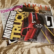 Bundle of magazines 1 Motor Trend Magazine March 2023 issue  1 Vogue Magazine
