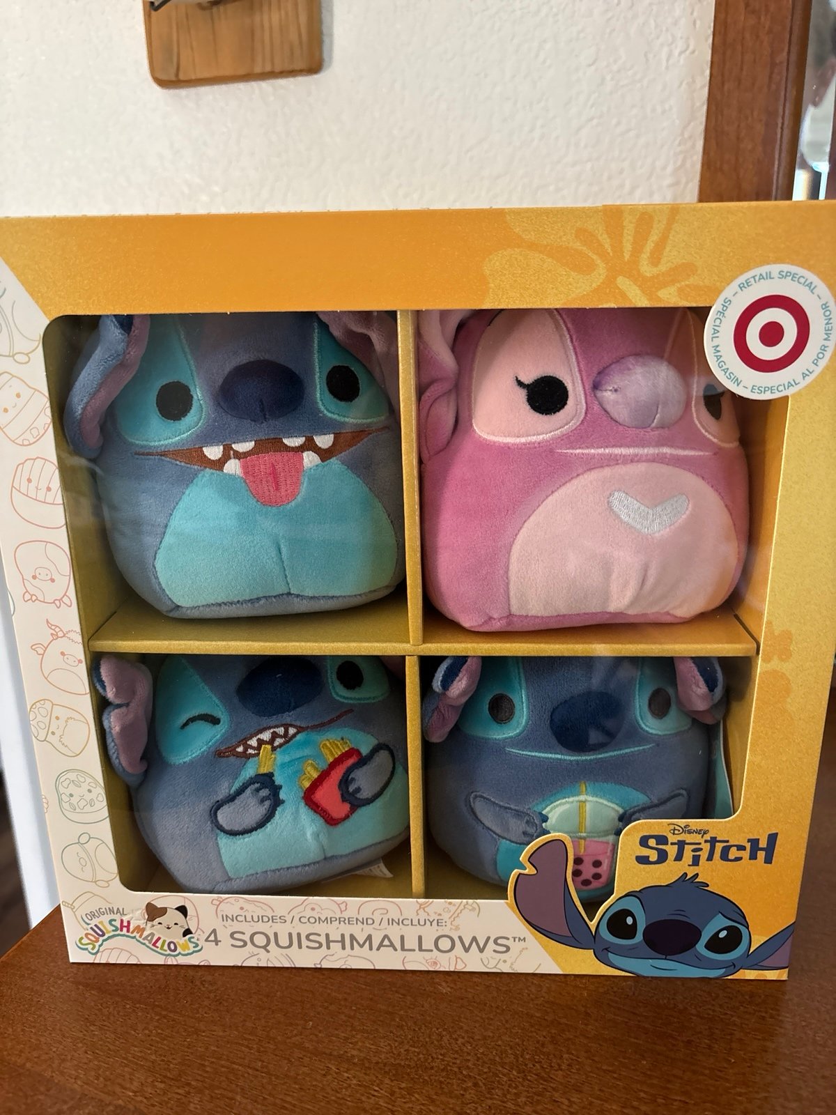 Disney Lilo and Stitch 5” 4 pack Squishmallows TARGET EXCLUSIVE