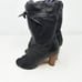 IRO Dairel Perforated Leather Ankle Boots Black NWT in Size 6