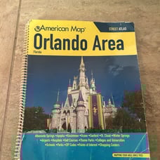 American Map Orlando, Florida Area Street Atlas by Langenscheidt 2004
