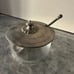 Vintage Parmesan dish w spoon