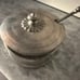 Vintage Parmesan dish w spoon