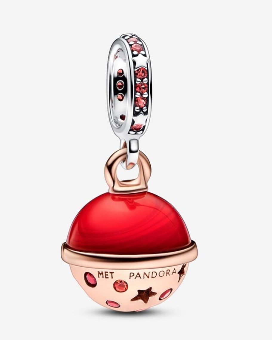 New Authentic Pandora Two Tone Planet Mars Charm