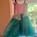 Disney Girl’s Ariel the Little Mermaid Dress size S (5/6) & Flounder Stuffie