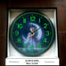 Glow In The Dark Mystical Cat Mushroom Fairies Angels Wall Clock