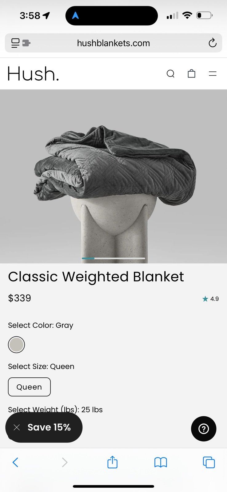 Hush blanket/ duvet cover