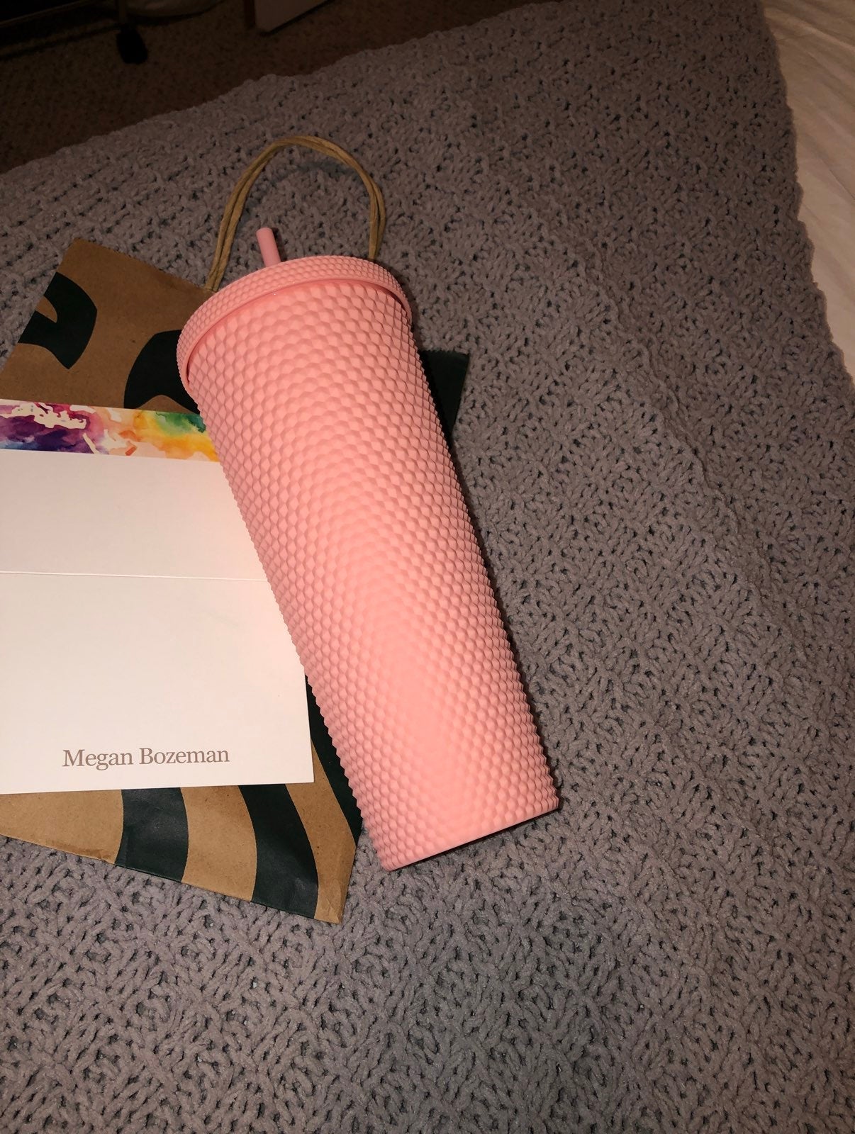 Starbucks PINK matte tumbler