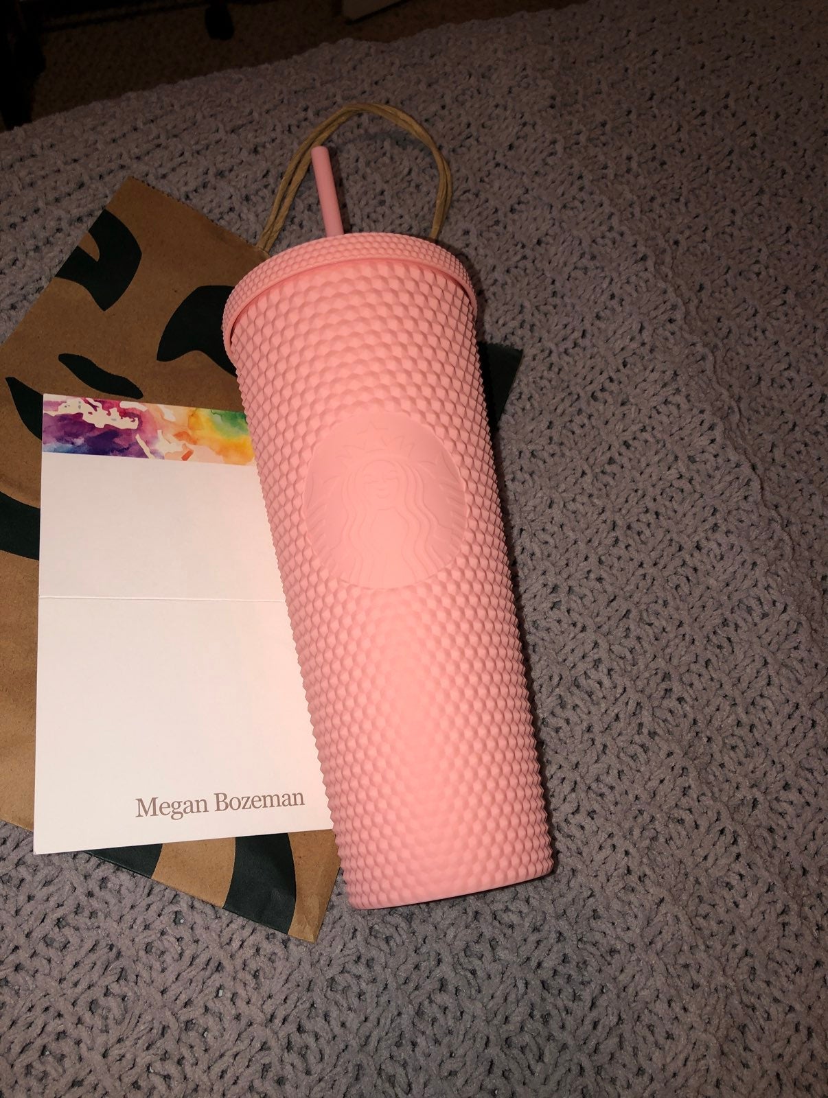 Starbucks PINK matte tumbler