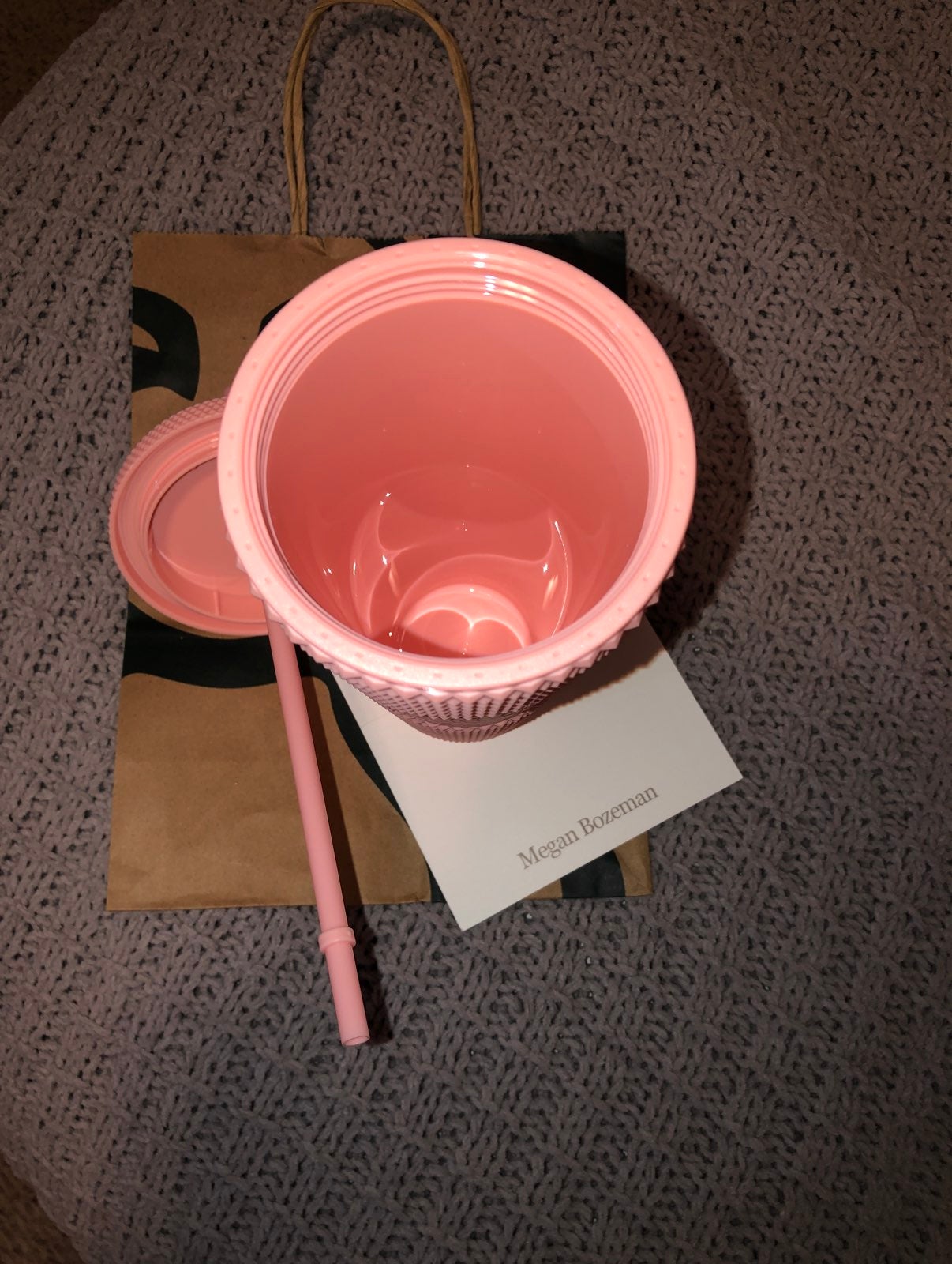 Starbucks PINK matte tumbler