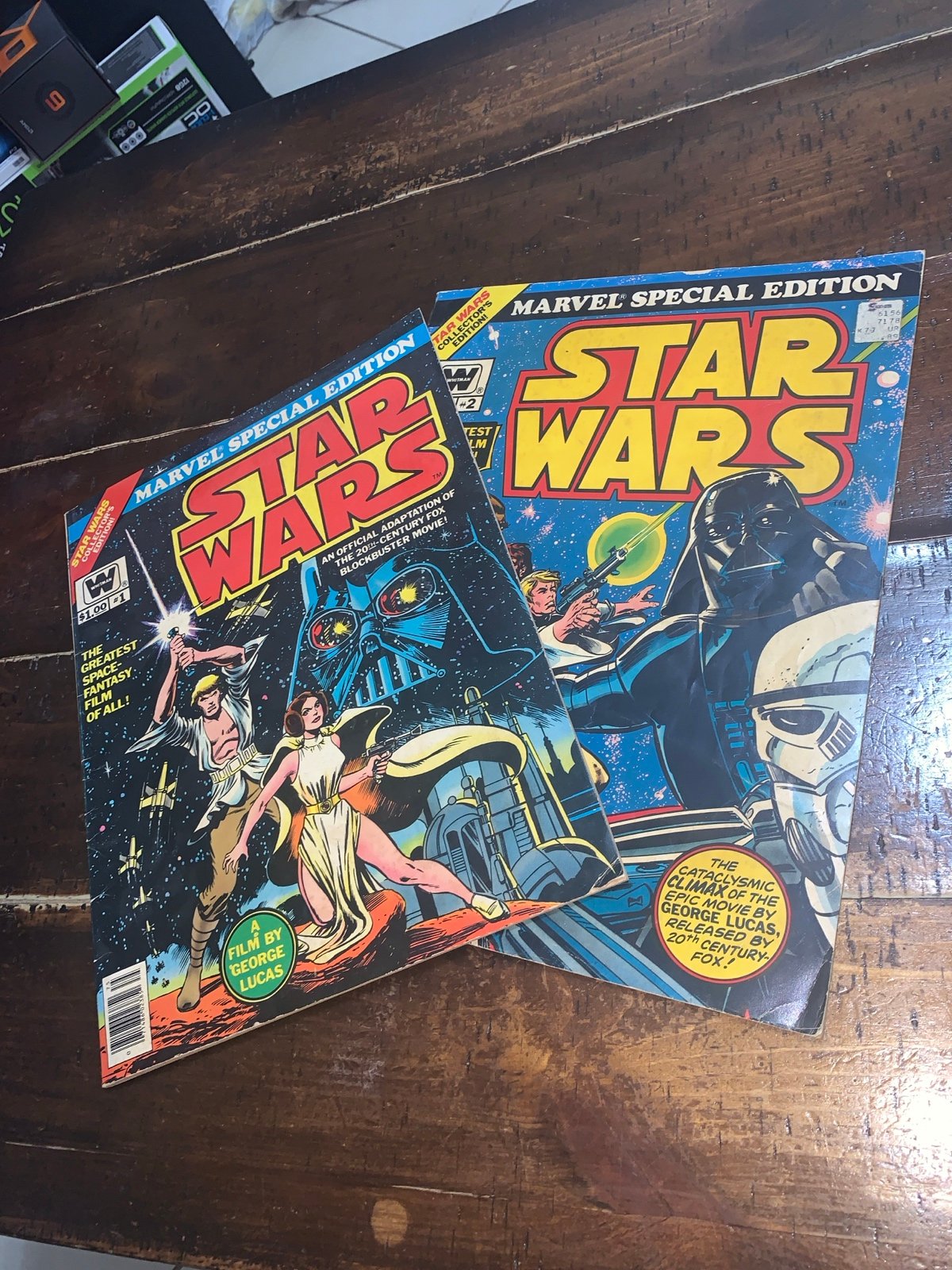 Star Wars Collectors Edition Comics #1 & 2