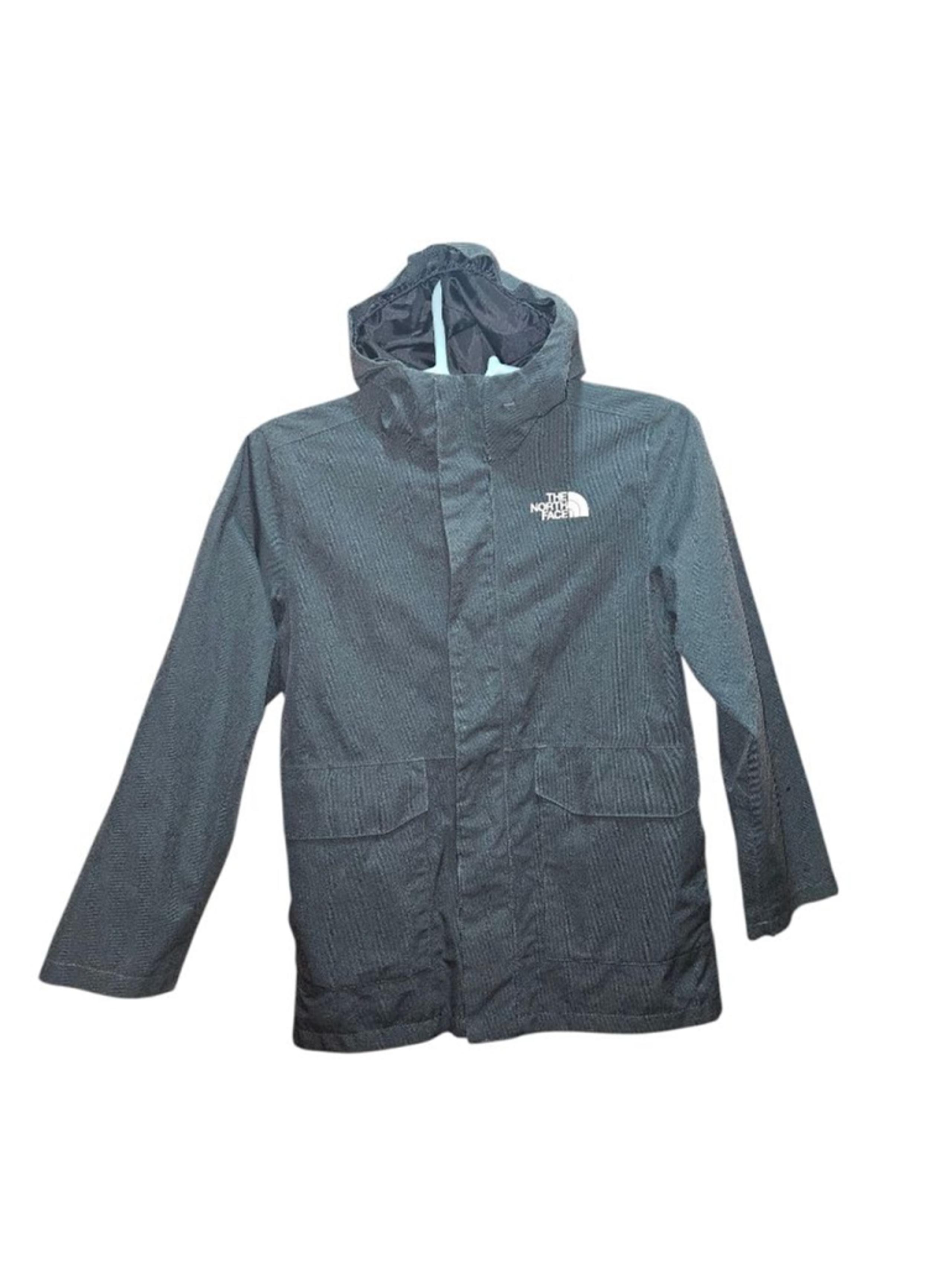 Boys The North Face Jacket Size M 10/12 Gray Outerwear