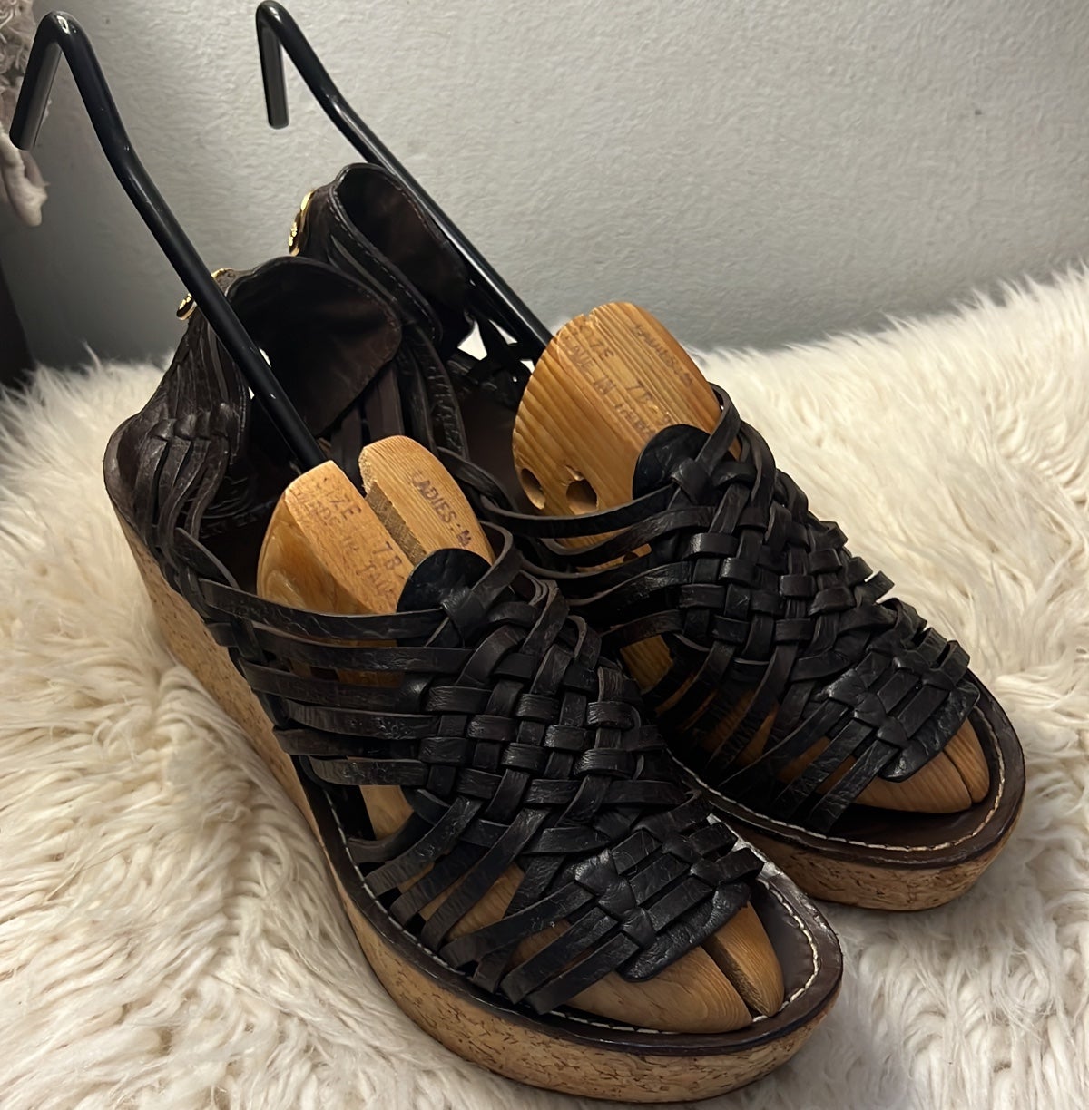 Tory Burch Wedge Sandals size 10