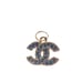 Authentic Chanel Blue & Gold Zipper Pull W/Free Gift