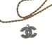 Authentic Chanel Blue & Gold Zipper Pull W/Free Gift
