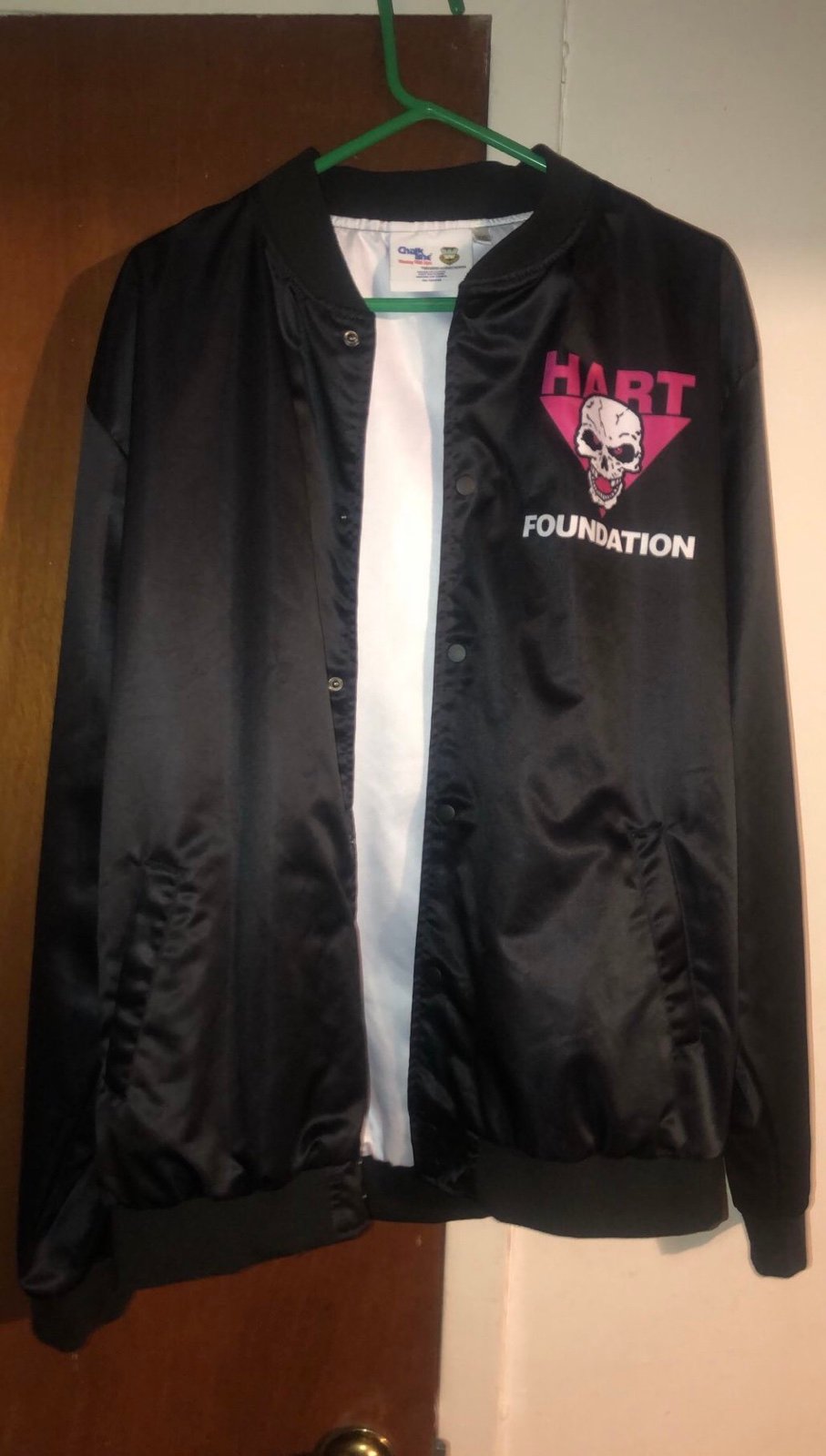WWE Hart Foundation Chalkline Jacked signed by Bret Hart