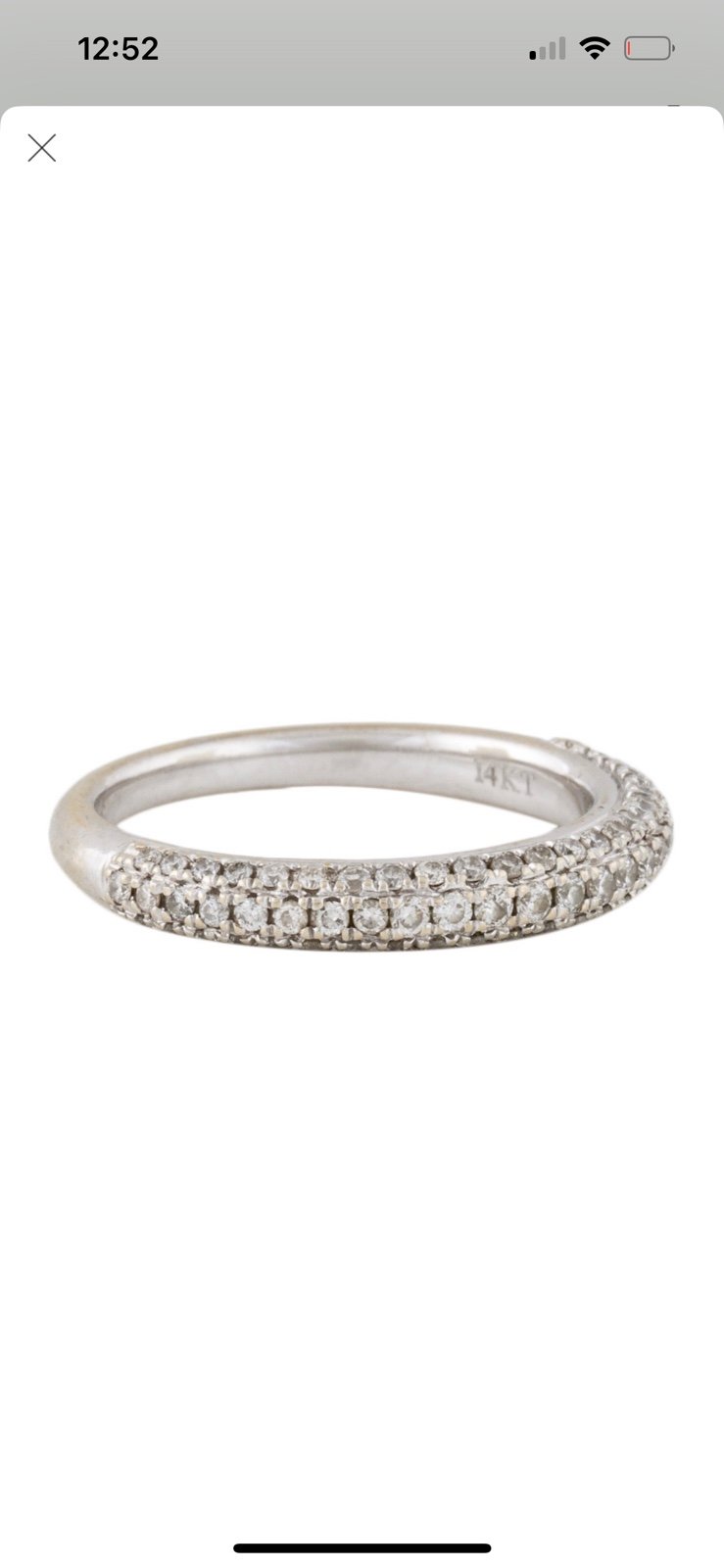 vera wang diamond Ring