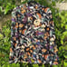 MEN'S RAGA MAN: BLACK FLORAL PRINT LONG SLEEVE SHIRT. MEDIUM. NWT