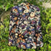 MEN'S RAGA MAN: BLACK FLORAL PRINT LONG SLEEVE SHIRT. MEDIUM. NWT