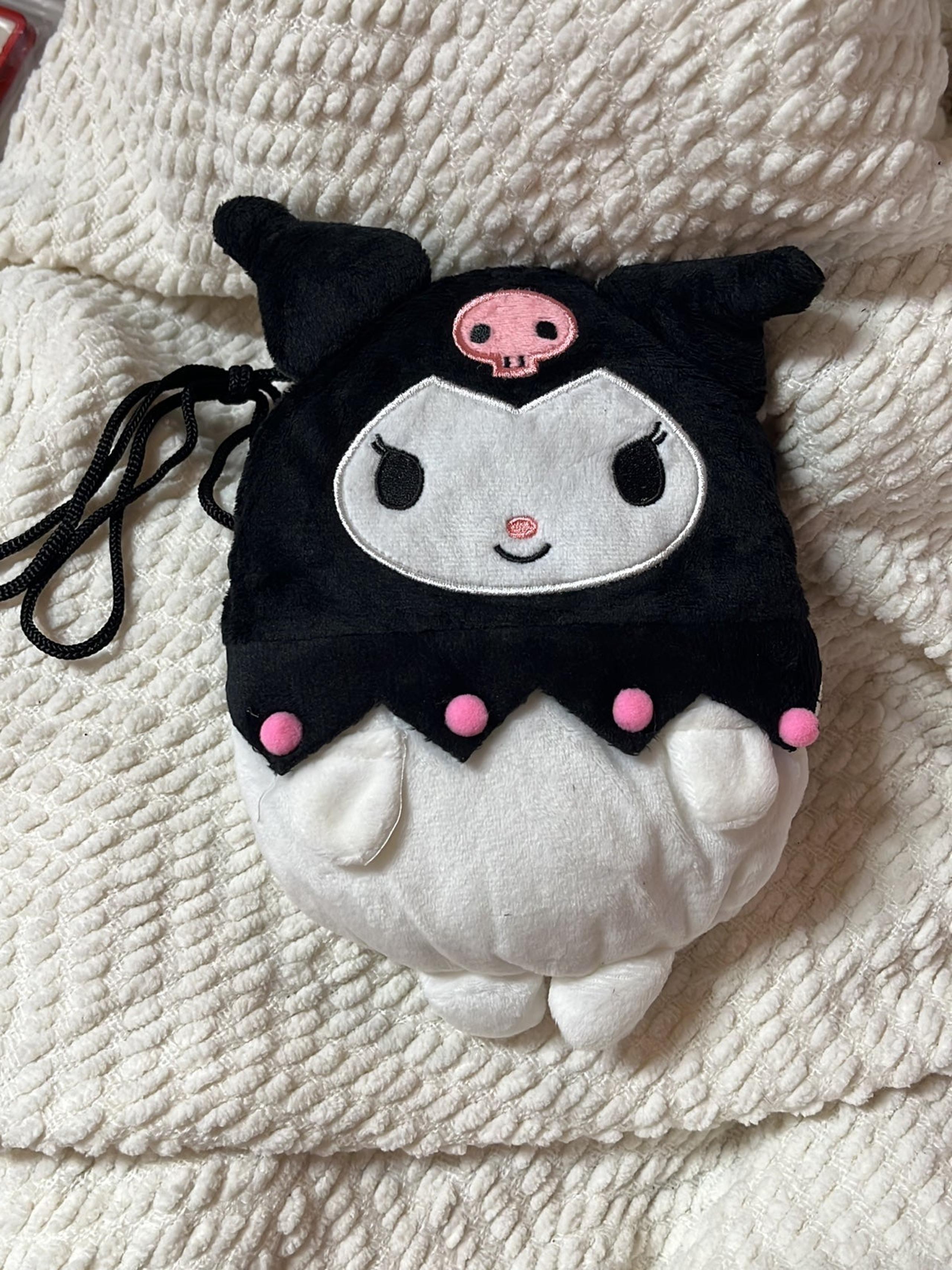 Kuromi Plush Crossbody Bag