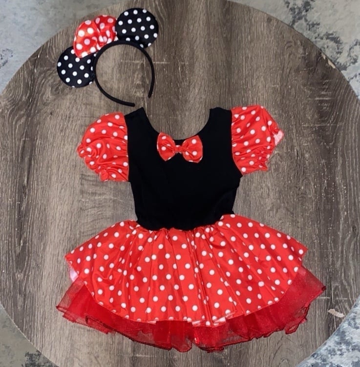 Minnie Mouse Toddler Girl 2 Piece Costume