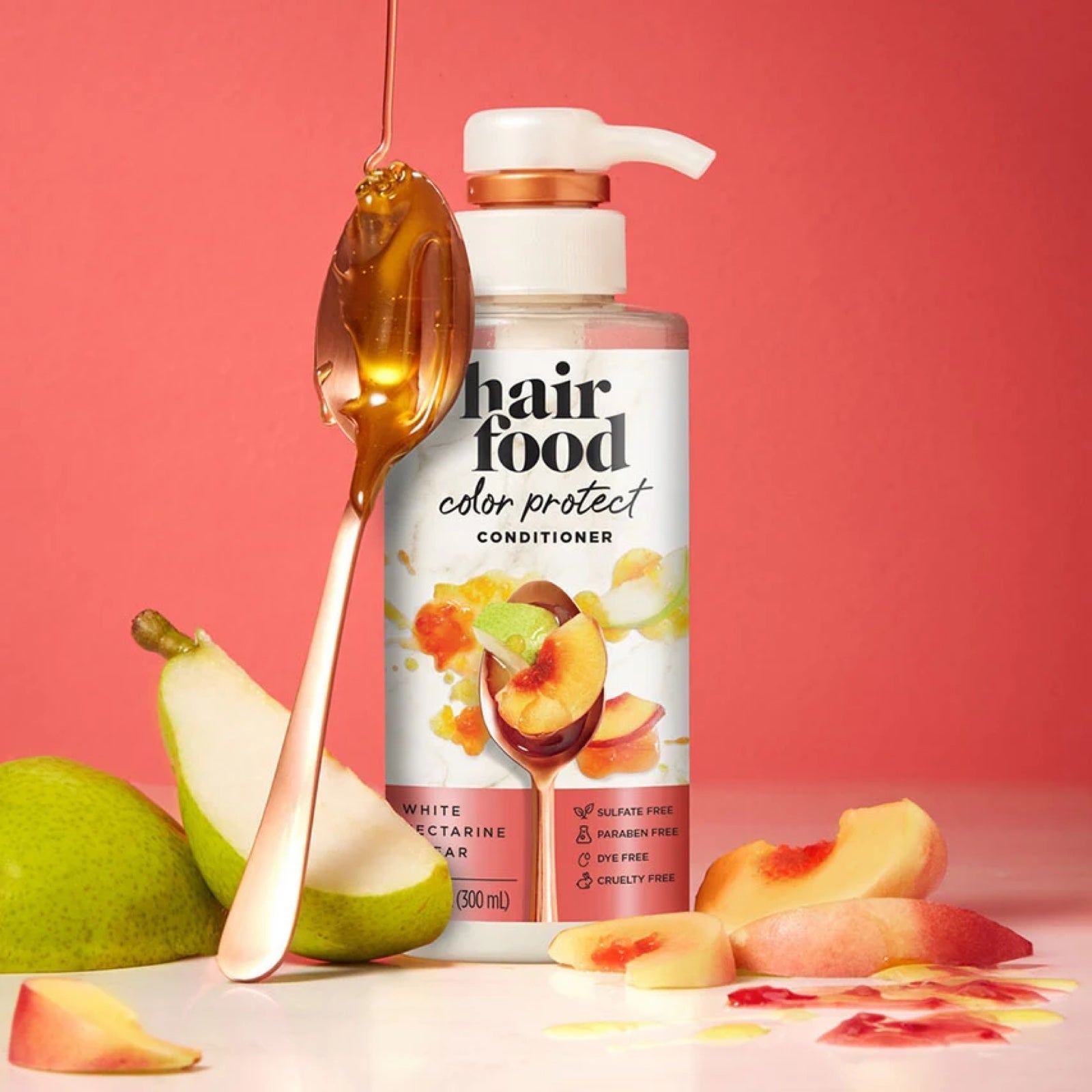 LOT OF 5 Hair Food White Nectarine & Pear, Color Protect Conditioner, 10.1oz
