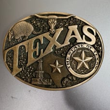 Montana Silversmiths Texas State Heritage Attitude Belt Buckle