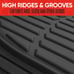 FlexTough Floor Mats for Cars, Deep Dish All-Weather Mats, Waterproof