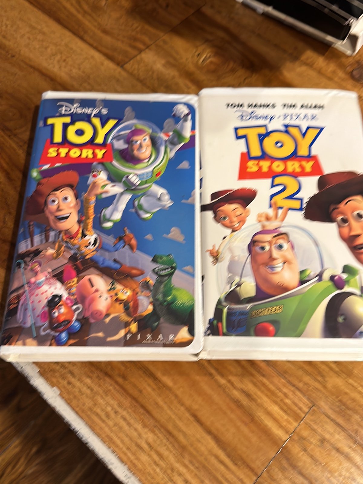 Disney Toy Story and Toy Story 2 VHS