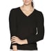 J.Crew Black V Neck Boyfriend Sweater Sz XS