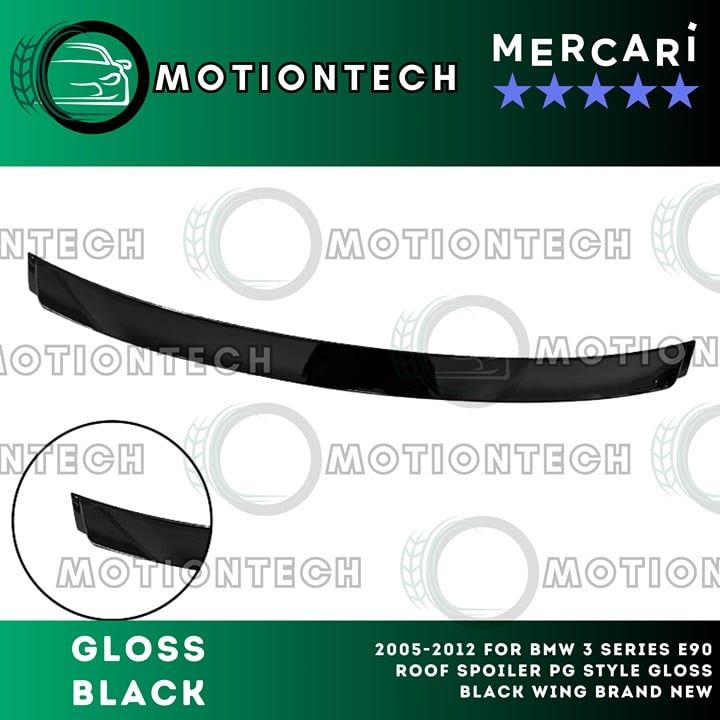 2005-2012 For BMW 3 Series E90 Roof Spoiler PG Style Gloss Black Wing Brand New