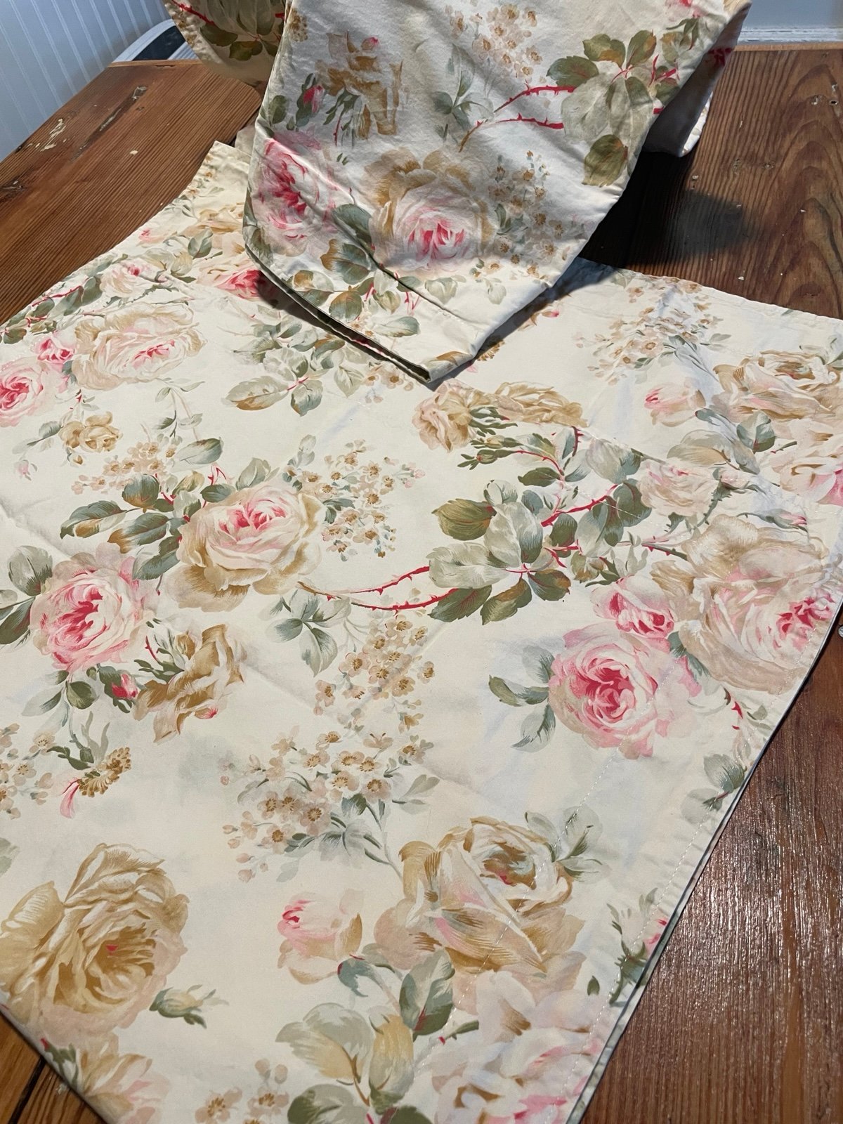 Ralph Lauren Woodstock floral rose pattern pillow shams -2