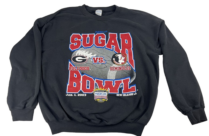 2003 Nokia Sugar Bowl Sweatshirt Georgia vs. Florida State - TShirt