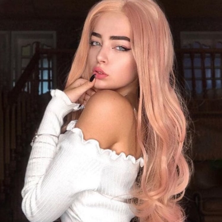 Pink Body Wavy Lace Front Wig *NEW*