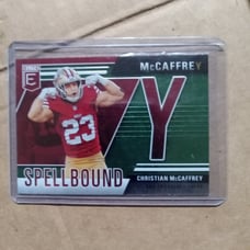 Christian McCaffrey trading card