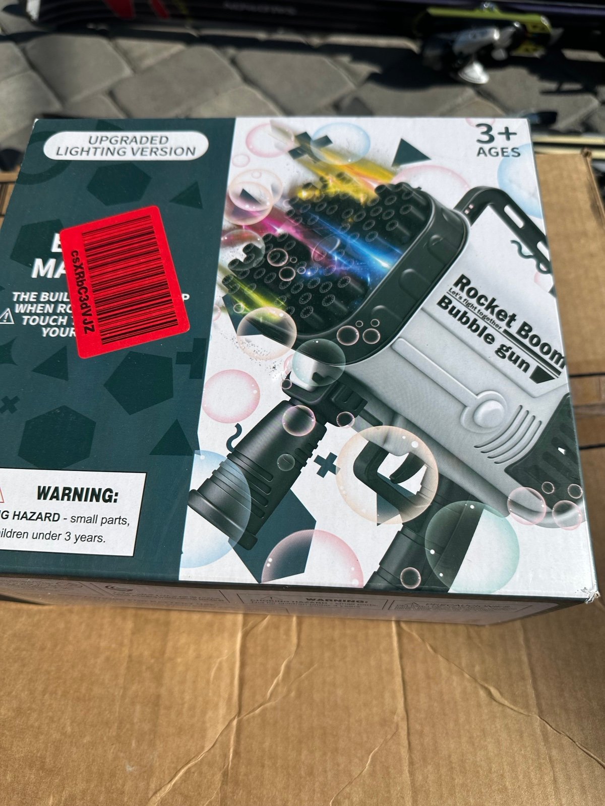 Bazooka bubble machine rocket boom bubble gun