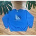 Vtg 80s XL Sanibel Island Florida Beach Surf Sailing CrewNeck Sweatshirt USA