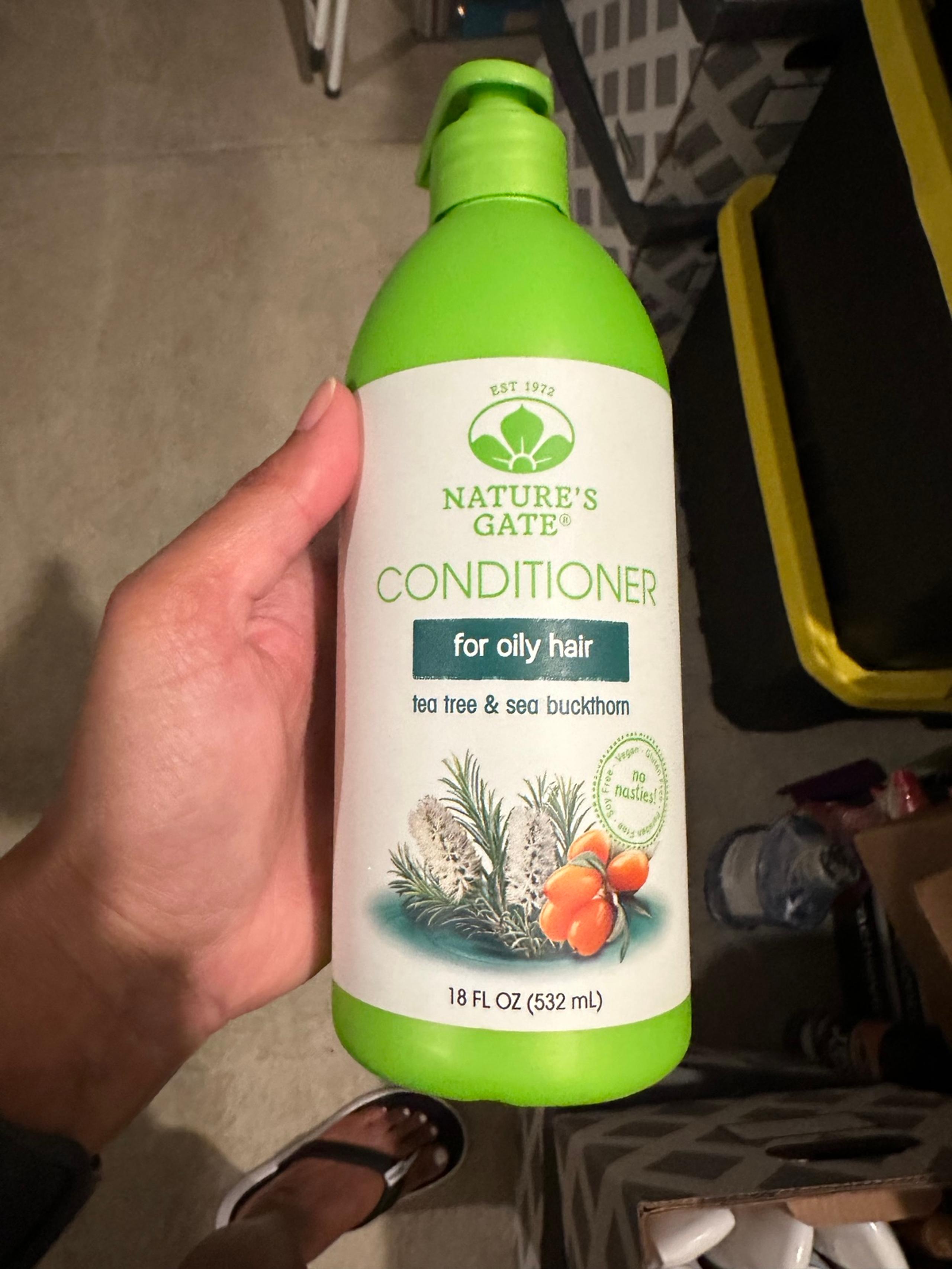 Nature’s Gate conditioner oily hair tea tree & sea buckthorn