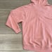 NIKE Dusty Pink NSW Club Lace Up Pullover Hoodie Sweatshirt Active Top Size XS