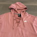 NIKE Dusty Pink NSW Club Lace Up Pullover Hoodie Sweatshirt Active Top Size XS