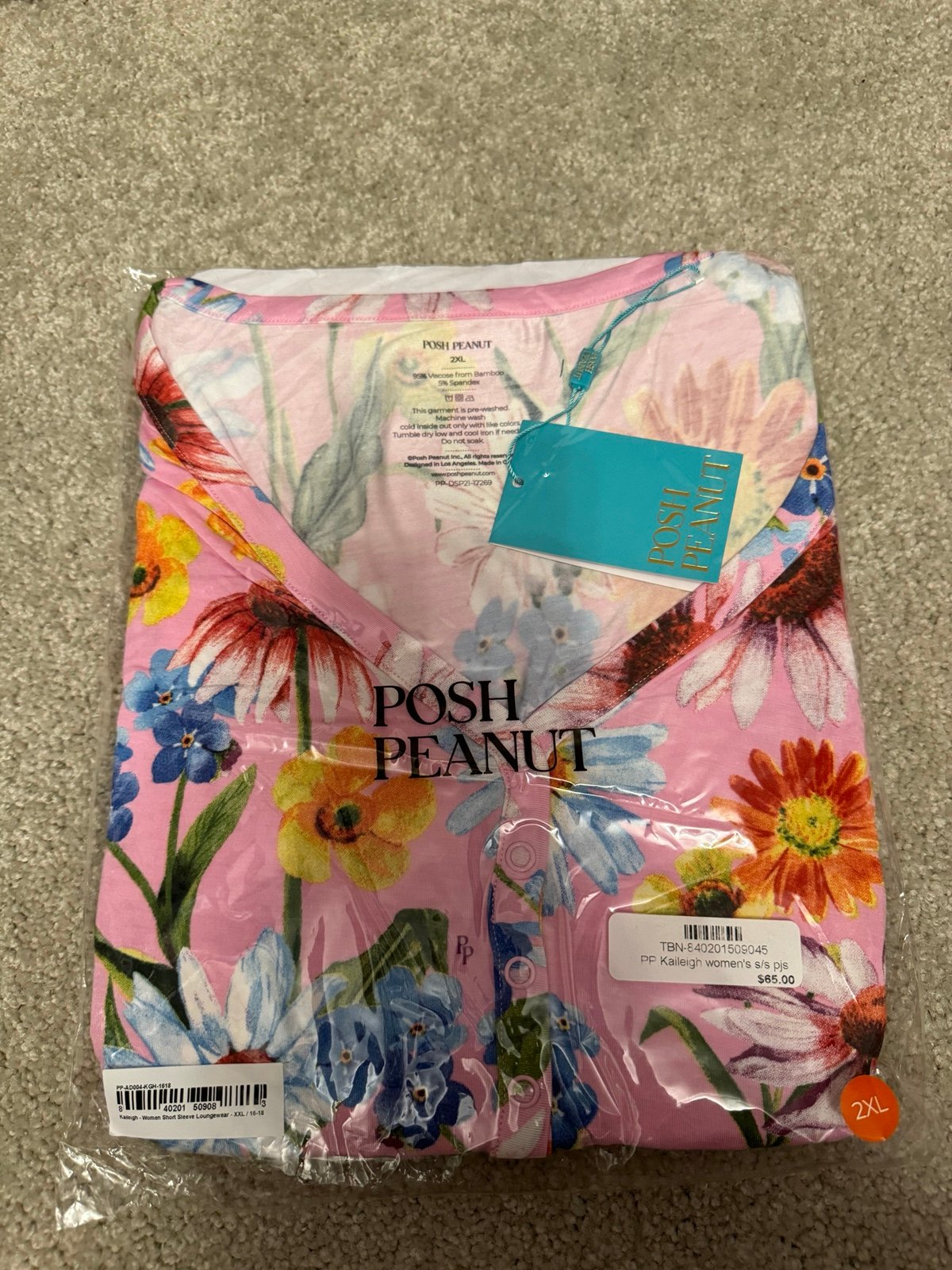 Posh Peanut Kaileigh SS mama lounge XXL 16-18
