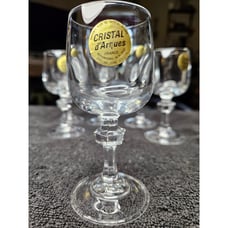 Durand Cristal D'Arques Set 6 Cordial Glasses