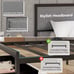 Twin Size Bed Frame with Storage Drawer Metal Platform Bed with LED Lights