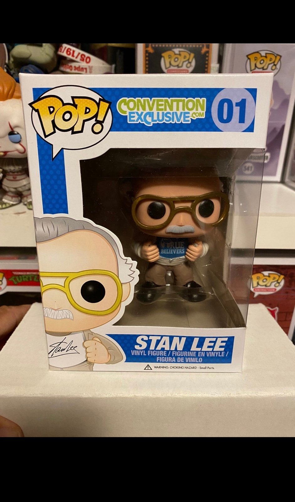 Funko Pop Stan Lee 01 True Believers Convention Show Exclusive