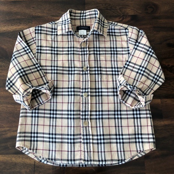Burberry Button Down Shirt Size: 3