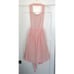 Romantic Pastel Pink Linen Apron Size S