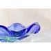 Vintage Royal Gallery Blue Crystal Biomorphic Decorative Bowl