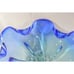 Vintage Royal Gallery Blue Crystal Biomorphic Decorative Bowl