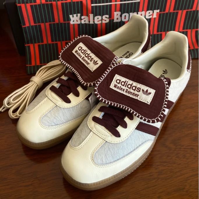 Adidas Samba Pony Tonal Wales Bonner Cream White EU39=Women's 7.5=Men's 6.5