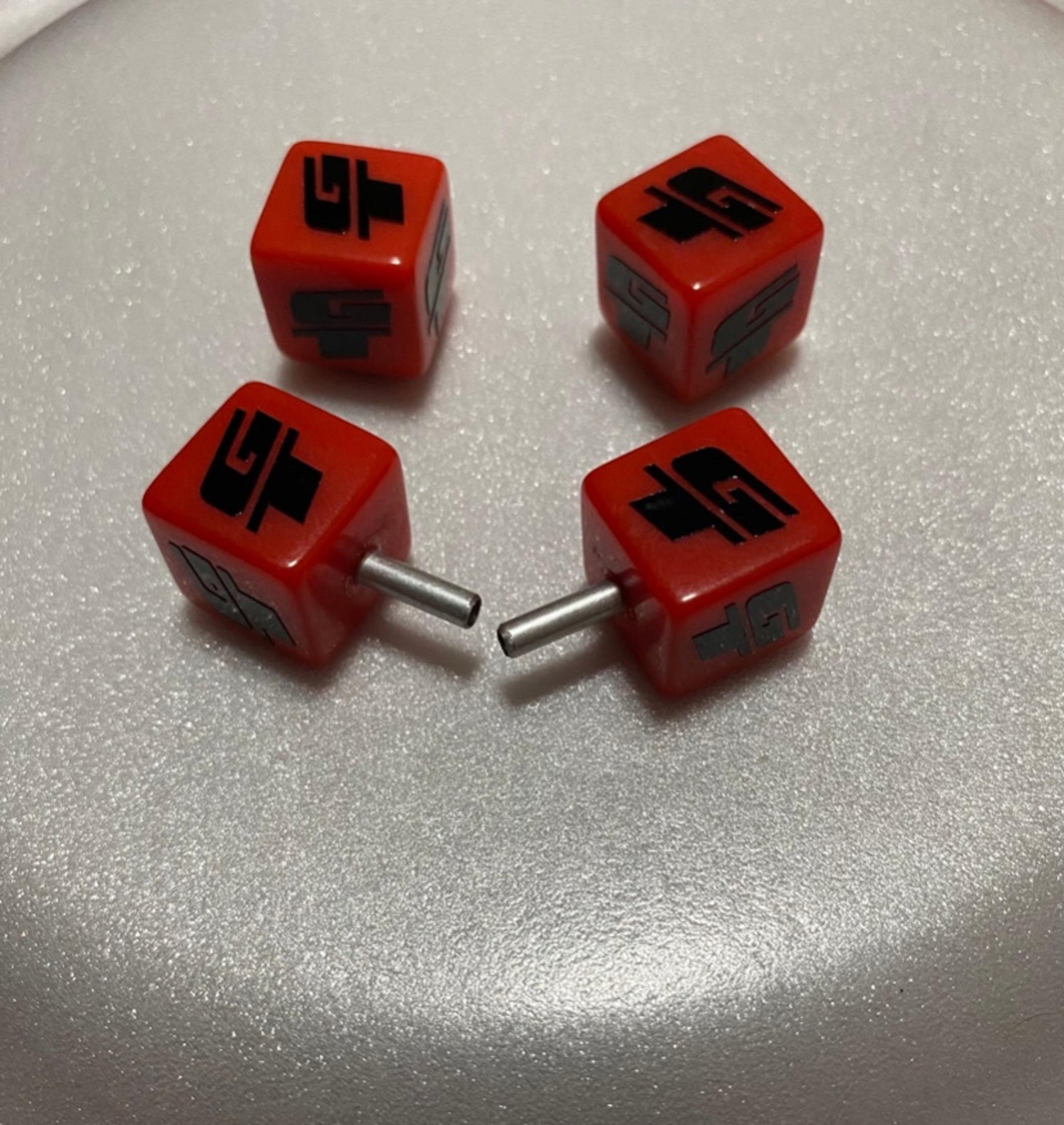 Gt bmx air valve caps and brake cable end caps