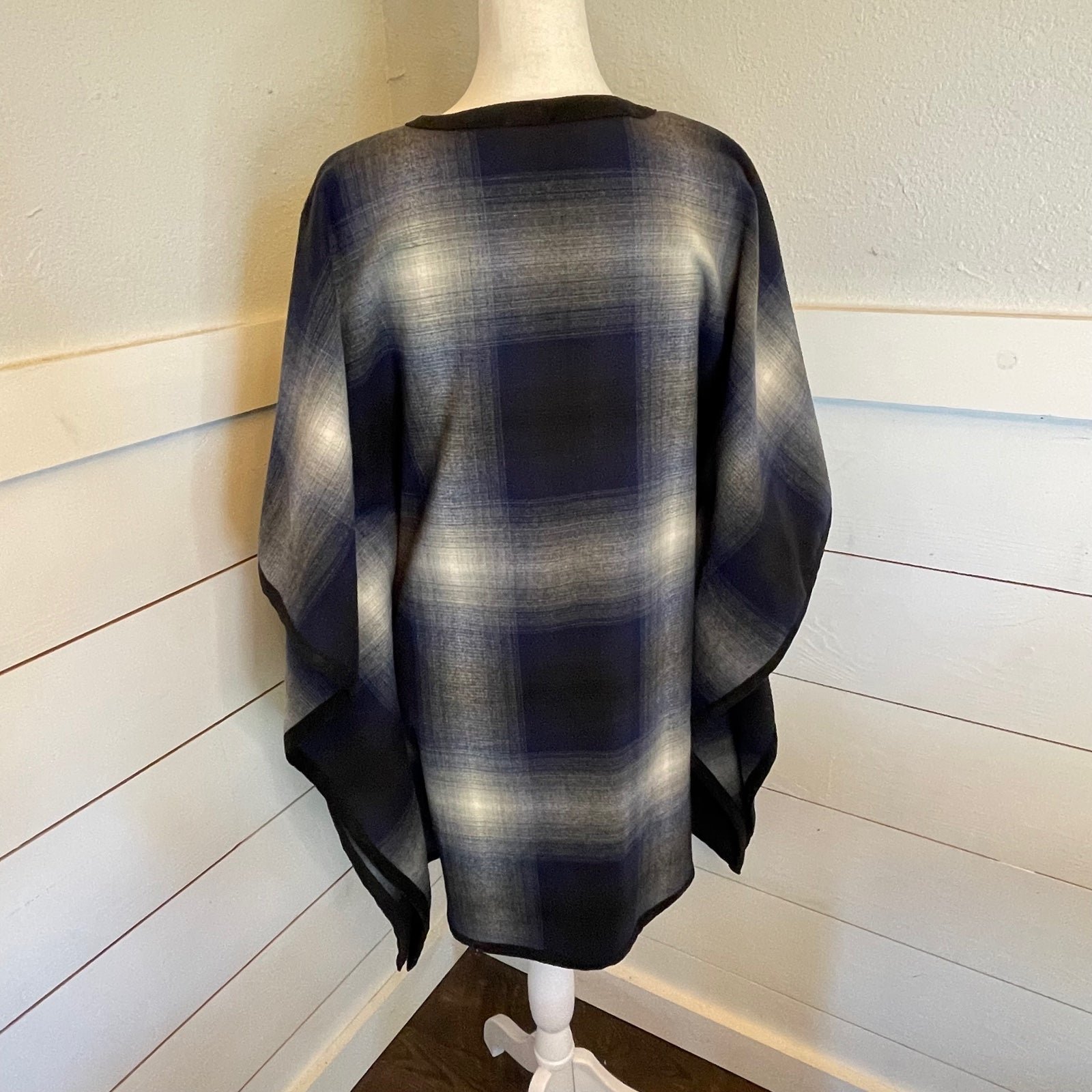 michael kors tartan cape